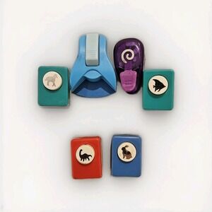 Craft Paper Punches Scrapbooking Cards‎ Edge Rounder Swirl Dino Horse Fish Bunny